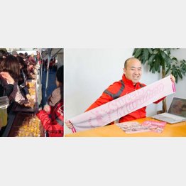 「スイーツマラソン」ではスイーツがズラリ！（Ｃ）日刊ゲンダイ