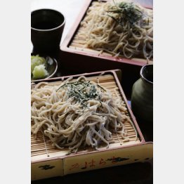 名水で打つそば（みはらし食堂）／（Ｃ）日刊ゲンダイ