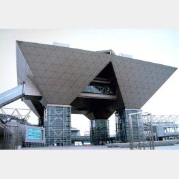 東京ビッグサイトはプレスセンターに（Ｃ）日刊ゲンダイ