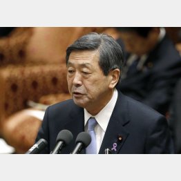 「汚水せん対策」と繰り返した林経産相（Ｃ）日刊ゲンダイ