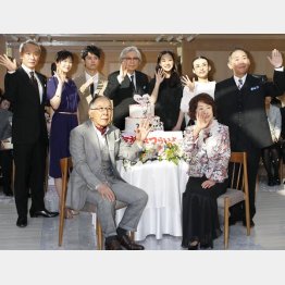 映画『家族はつらいよ』公開直前イベント（Ｃ）日刊ゲンダイ