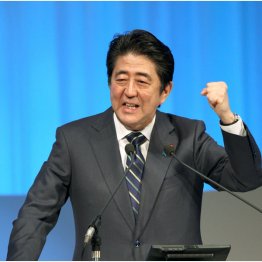 敵意むき出しの安倍首相（Ｃ）日刊ゲンダイ