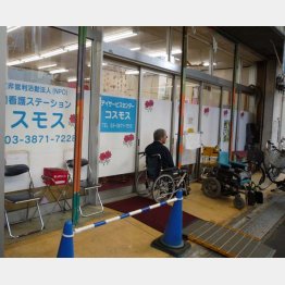 「いろは会商店街」の介護ステーションにて…（Ｃ）日刊ゲンダイ