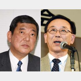 石破氏（左）や谷垣氏では…（Ｃ）日刊ゲンダイ