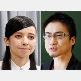 不倫醜聞で世間を騒がせたベッキー（左）と乙武氏（Ｃ）日刊ゲンダイ