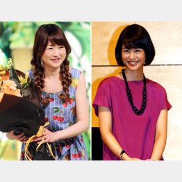 山瀬まみ（左）と夏目三久（Ｃ）日刊ゲンダイ