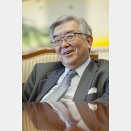 思い出を語る斉藤惇氏（Ｃ）日刊ゲンダイ