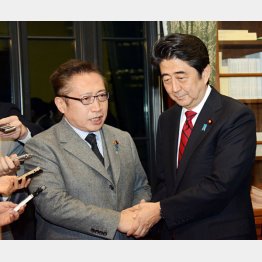 喜美氏は安倍首相のお友達（Ｃ）日刊ゲンダイ