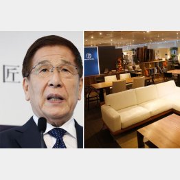 大塚家具から１５０人転職か（左は大塚勝久氏）（Ｃ）日刊ゲンダイ