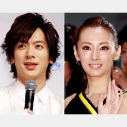 新婚ホヤホヤのＤＡＩＧＯと北川景子（Ｃ）日刊ゲンダイ