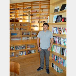 ５年前、社員の共有スペースに作成（提供写真）