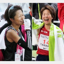 福士加代子（左）と田中智美（Ｃ）日刊ゲンダイ