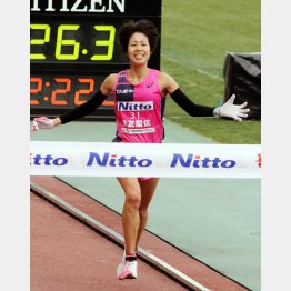 ロンドン五輪では７９位に終わった重友梨佐（Ｃ）日刊ゲンダイ