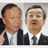 鴻海の郭会長（左）とシャープの高橋社長（Ｃ）日刊ゲンダイ