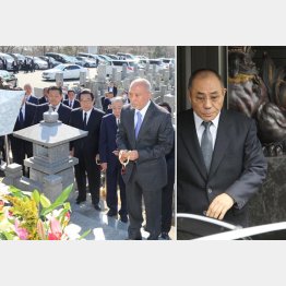 ６代目山口組の司忍組長（左）と神戸山口組の井上邦雄組長（Ｃ）日刊ゲンダイ