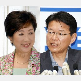 小池百合子元防衛相と長妻昭元厚労相の“元大臣対決”（Ｃ）日刊ゲンダイ