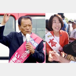 リードしている芝（左）とイケイケの山本／（提供写真）