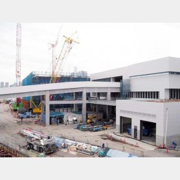 ボーリング調査たったの８カ所（工事中の豊洲新市場）／（Ｃ）日刊ゲンダイ