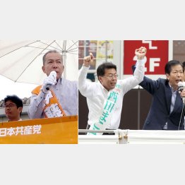 「安倍は怖い」（共産党の伊藤岳・左写真）と絶叫！（公明の山口代表・左と西田実仁）／（Ｃ）日刊ゲンダイ