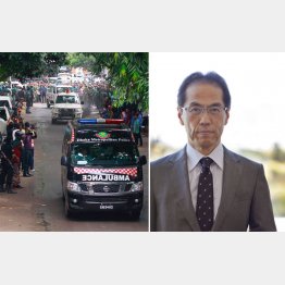 日本人７人が犠牲になったダッカのテロ事件（右は古賀茂明氏）／（Ｃ）日刊ゲンダイ