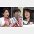 左から田名部匡代、福島瑞穂、青木愛の３氏（Ｃ）日刊ゲンダイ
