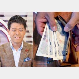 長谷川豊さんの財布の中身は…（Ｃ）日刊ゲンダイ