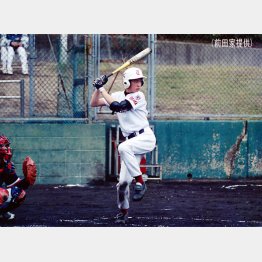 中学時代の前田　（前田家提供）