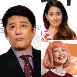 せっかくのレギュラー出演者を使いこなせていない（左から時計回りに）坂上忍、森泉、オセロ松嶋／（Ｃ）日刊ゲンダイ