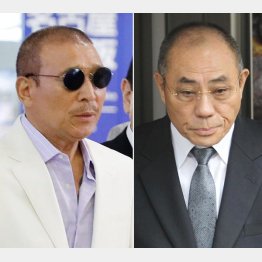 司忍組長が身を引くのか？（右は神戸山口組・井上組長）／（Ｃ）日刊ゲンダイ