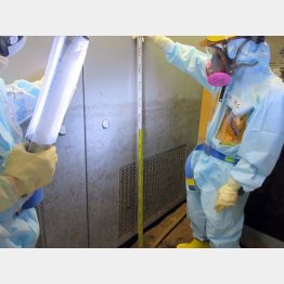 ６月のタービン建屋の浸水（東京電力提供）