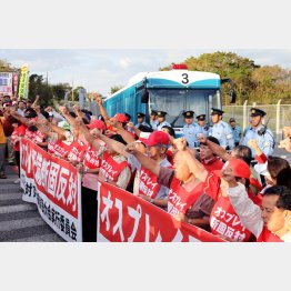 政府は沖縄県民を無視し実力行使（Ｃ）日刊ゲンダイ