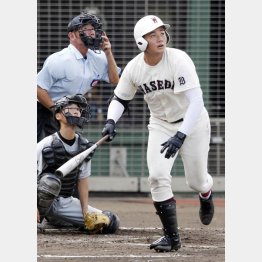 西東京大会で本塁打を打ったが…（Ｃ）日刊ゲンダイ