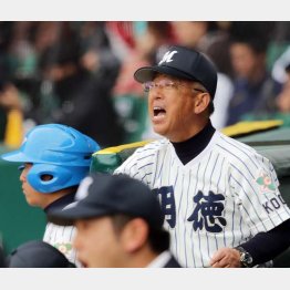 甲子園常連校の名物監督、明徳義塾の馬淵監督（Ｃ）日刊ゲンダイ