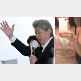「鳥越さんがお店に来たらエッチした後に感想を聞かれそう」と亜海さん（右）／（Ｃ）日刊ゲンダイ