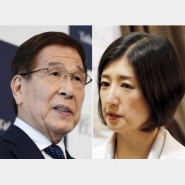 パパ勝久氏と久美子氏（Ｃ）日刊ゲンダイ