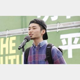 中心メンバーだった奥田愛基さん（Ｃ）日刊ゲンダイ