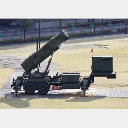 防衛庁に設置される「ＰＡＣ３」／（Ｃ）日刊ゲンダイ