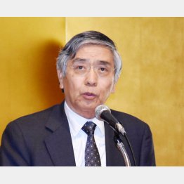 やめたくてもやめられない（写真は黒田日銀総裁）／（Ｃ）日刊ゲンダイ