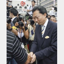 鳩山元首相も築地で「反対」演説（09年の都議選）（Ｃ）日刊ゲンダイ