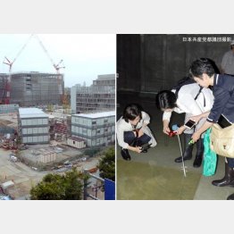 豊洲市場は「地下空間」（右）だけじゃなく問題だらけ／（Ｃ）日刊ゲンダイ