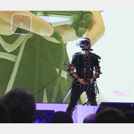 ゲームショウでも「ＰＳＶＲ」は大人気（Ｃ）日刊ゲンダイ