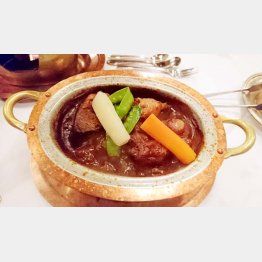 「菊水」のビーフシチュー（Ｃ）日刊ゲンダイ