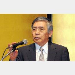 「負の効用」に気づいた？（日銀の黒田総裁）／（Ｃ）日刊ゲンダイ