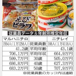 「マルハニチロ」と「ニチレイ」（Ｃ）日刊ゲンダイ