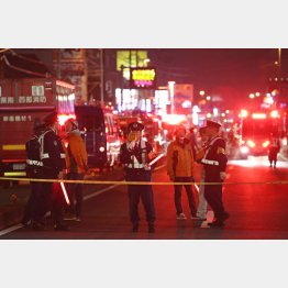 都心の停電を起こした新座市の火災現場（Ｃ）日刊ゲンダイ