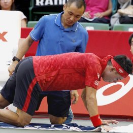 臀部を痛めて楽天ＯＰは棄権（Ｃ）日刊ゲンダイ