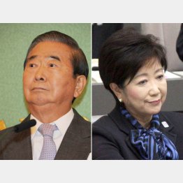慎太郎氏（左）は小池知事にケンカを売った／（Ｃ）日刊ゲンダイ