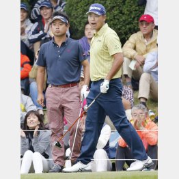 日本ツアー賞金トップの池田勇太（左）も松山英樹に完敗（Ｃ）日刊ゲンダイ