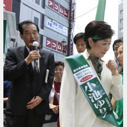 豊島区の河原区議は都知事選で精力的に小池氏を支持（Ｃ）日刊ゲンダイ