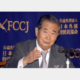 「日本外国特派員協会」で会見で持論を展開／（Ｃ）日刊ゲンダイ